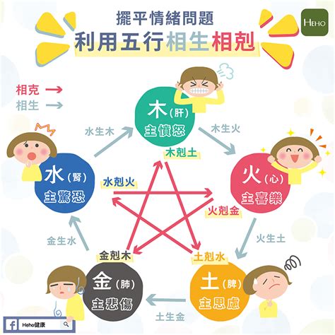 五行相生相剋關係|中醫知識 